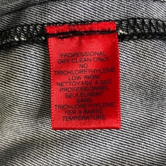 Z Spoke by Zac Posen Chambray Dress with Pockets & Silk Neck Tie Women’s size 8 - Picture 7 of 9